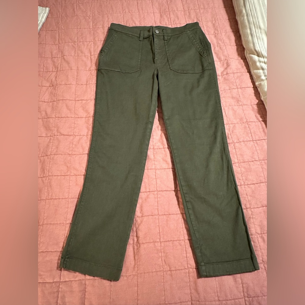 J. Crew Women’s Cotton Pants Dark Green (Olive)